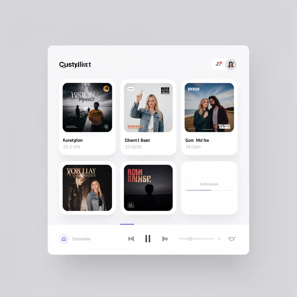 Custom playlist interface